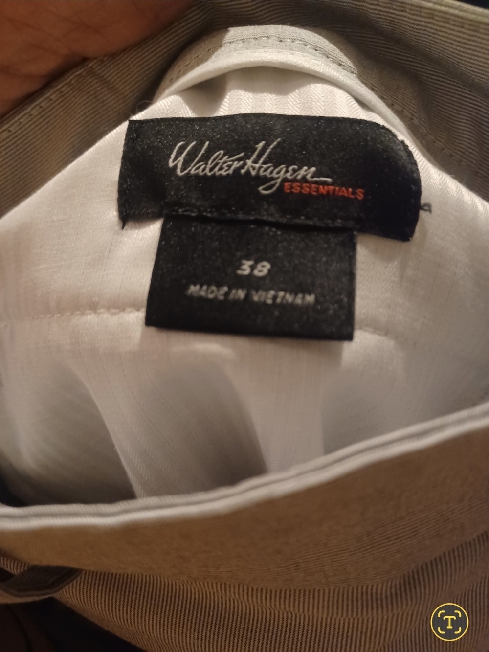 Walter Hagen Men's Shirt - Blue  and White